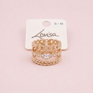 NWT Lovisa Gold‎ Ring Set